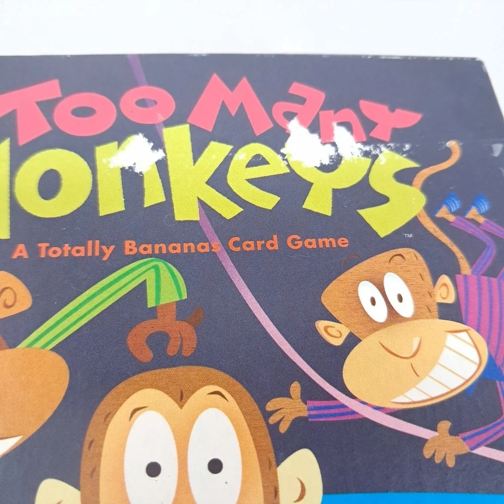 Too Many Monkeys A Totally Bananas Card‎ Game kids Gamewright 2009 Complete